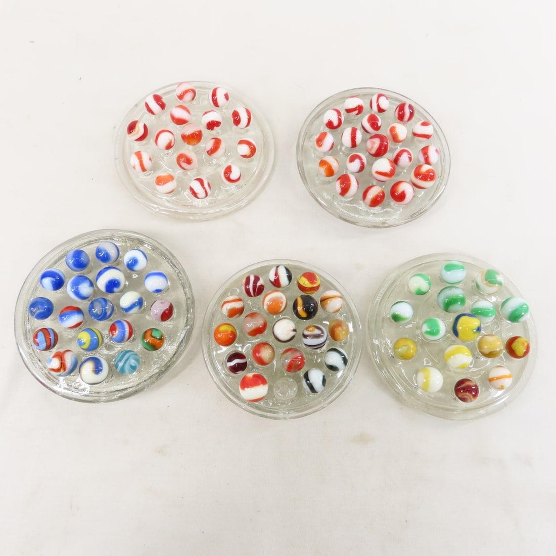85+ Vintage Akro Agate Corkscrew Marbles (1 of 16)