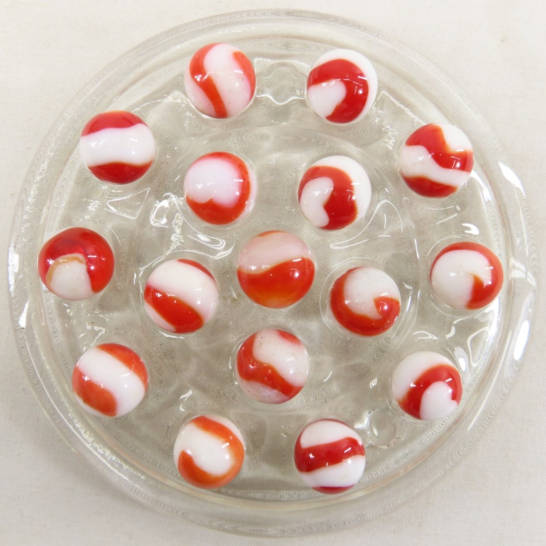 85+ Vintage Akro Agate Corkscrew Marbles - 4