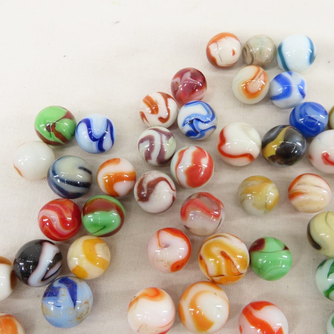 210+ Vintage West Virginia Swirl Marbles - 14