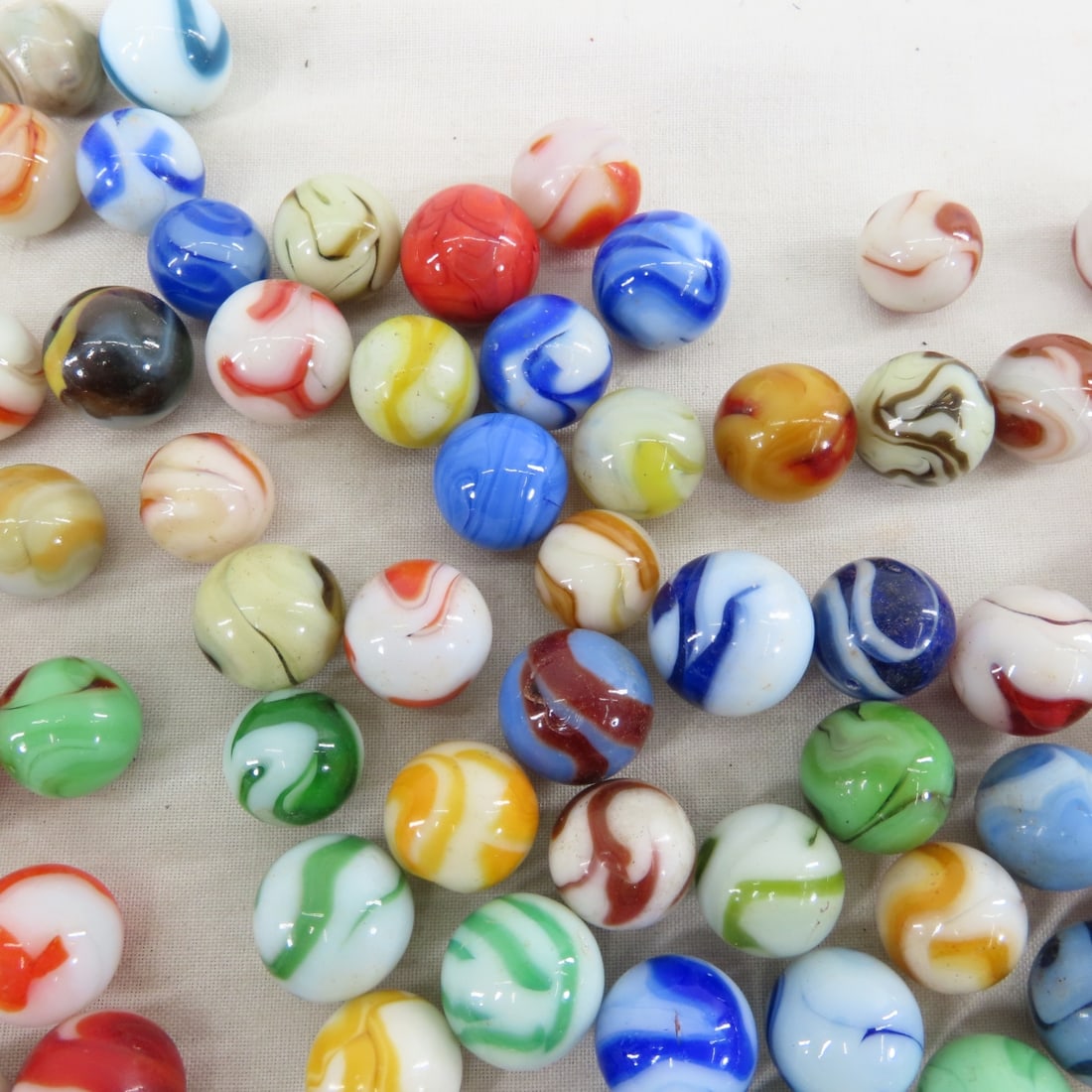 210+ Vintage West Virginia Swirl Marbles - 15