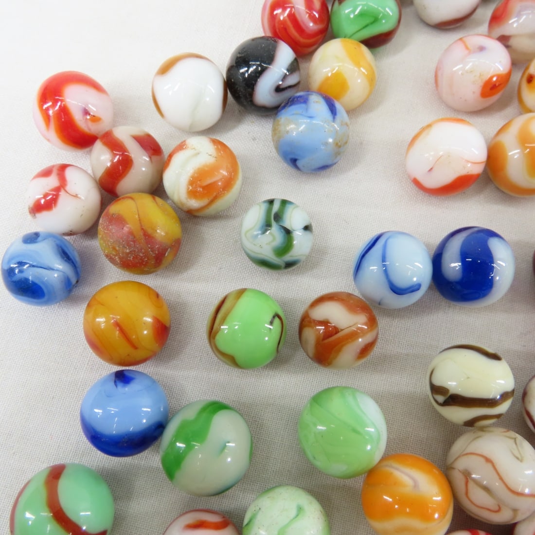 210+ Vintage West Virginia Swirl Marbles - 18