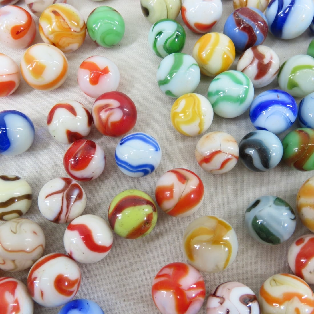 210+ Vintage West Virginia Swirl Marbles - 19