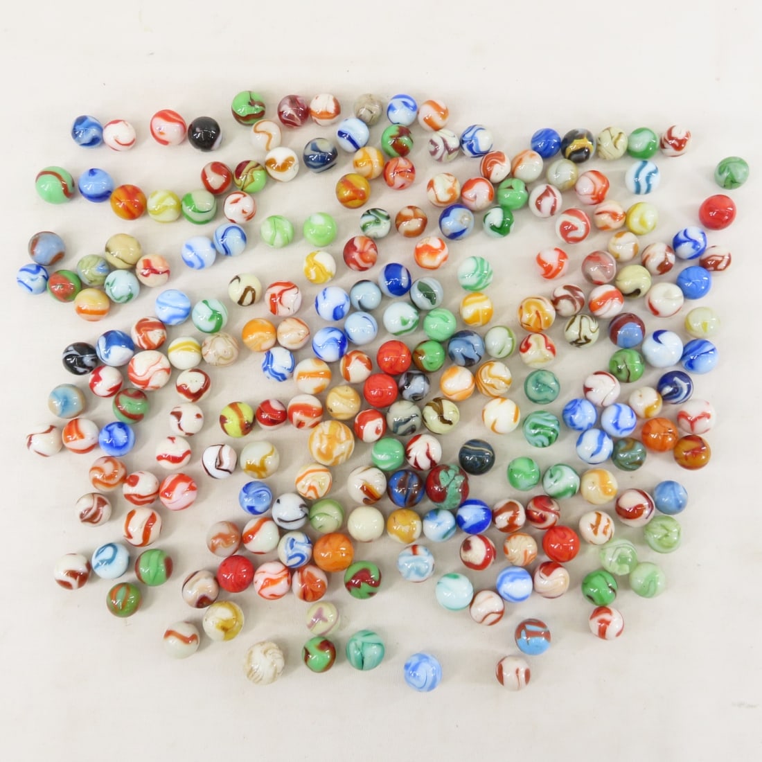 210+ Vintage West Virginia Swirl Marbles (1 of 20)