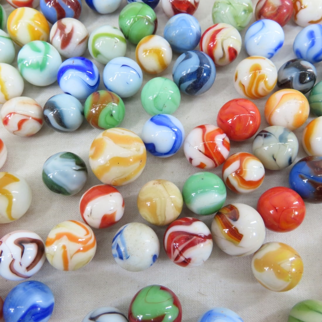 210+ Vintage West Virginia Swirl Marbles - 20