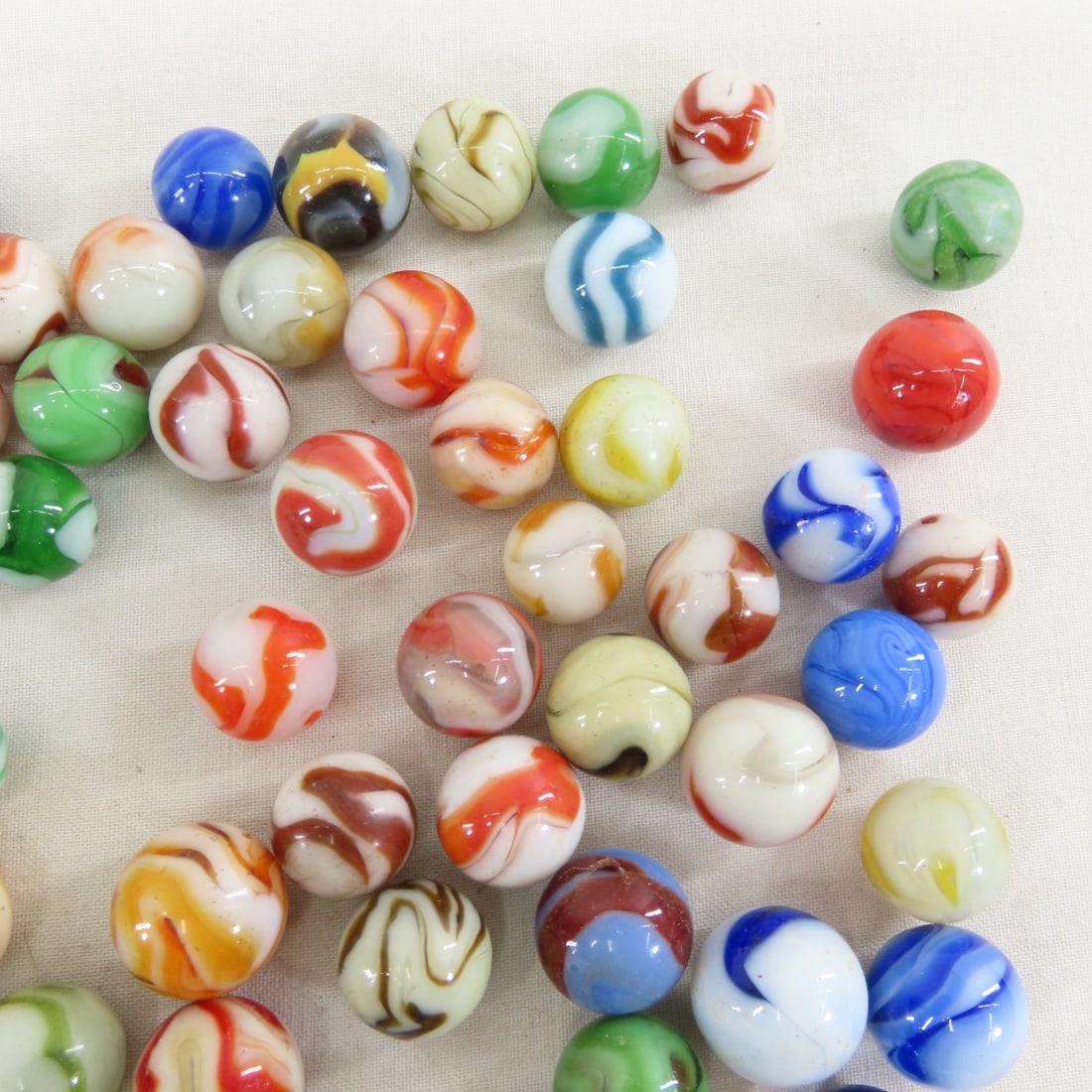 210+ Vintage West Virginia Swirl Marbles - 5