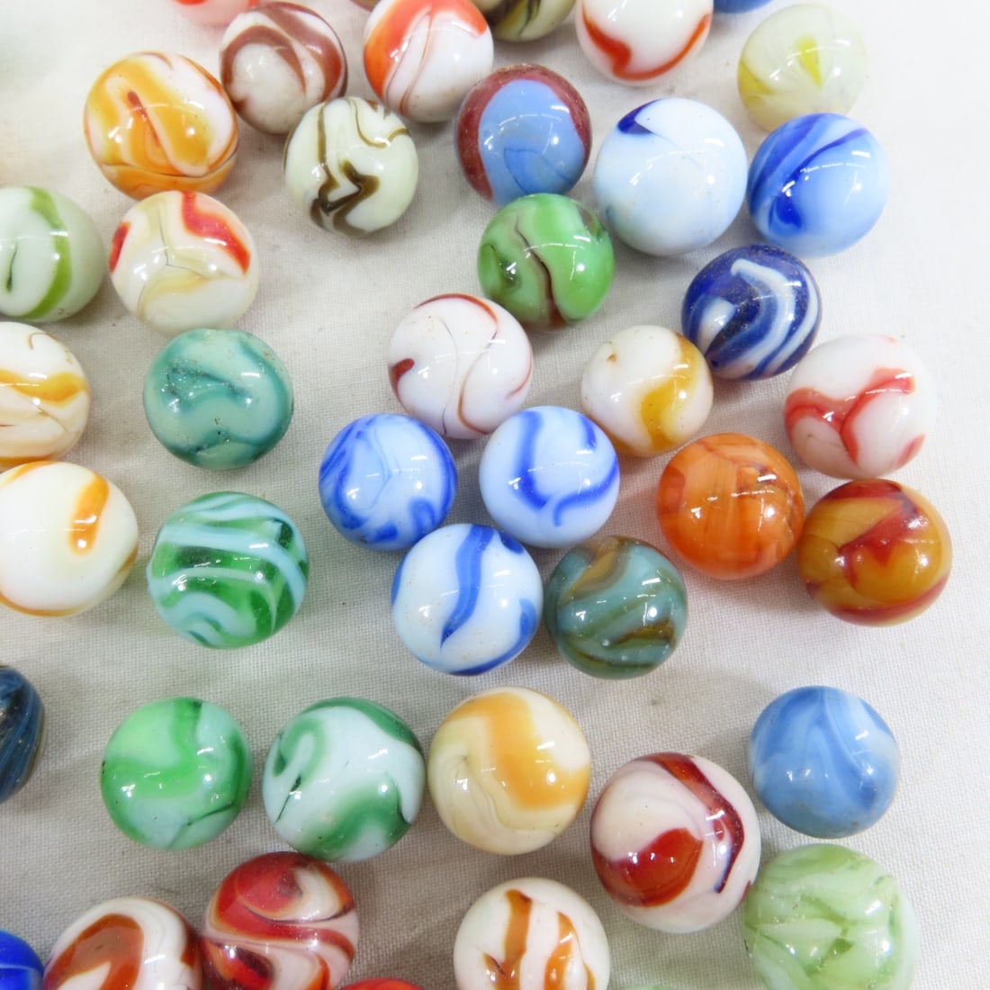210+ Vintage West Virginia Swirl Marbles - 9