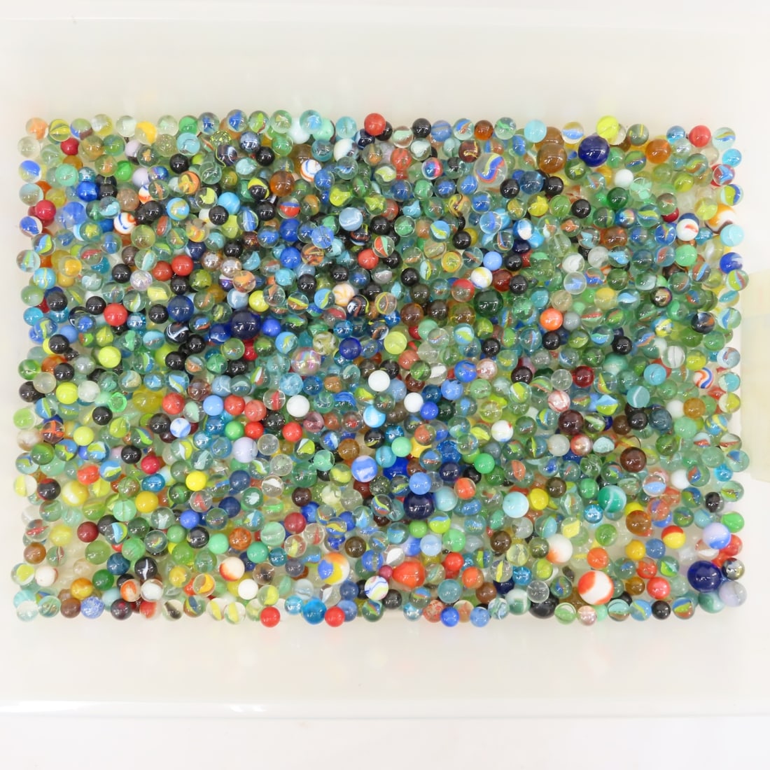 16 Pounds of Vintage & Modern Machine Made Marbles - 14
