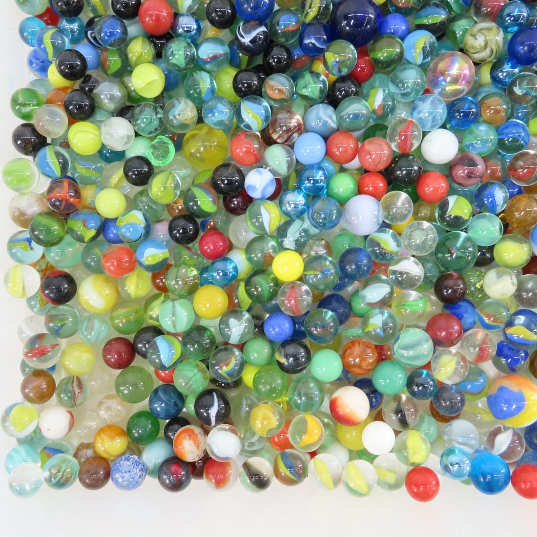 16 Pounds of Vintage & Modern Machine Made Marbles - 17
