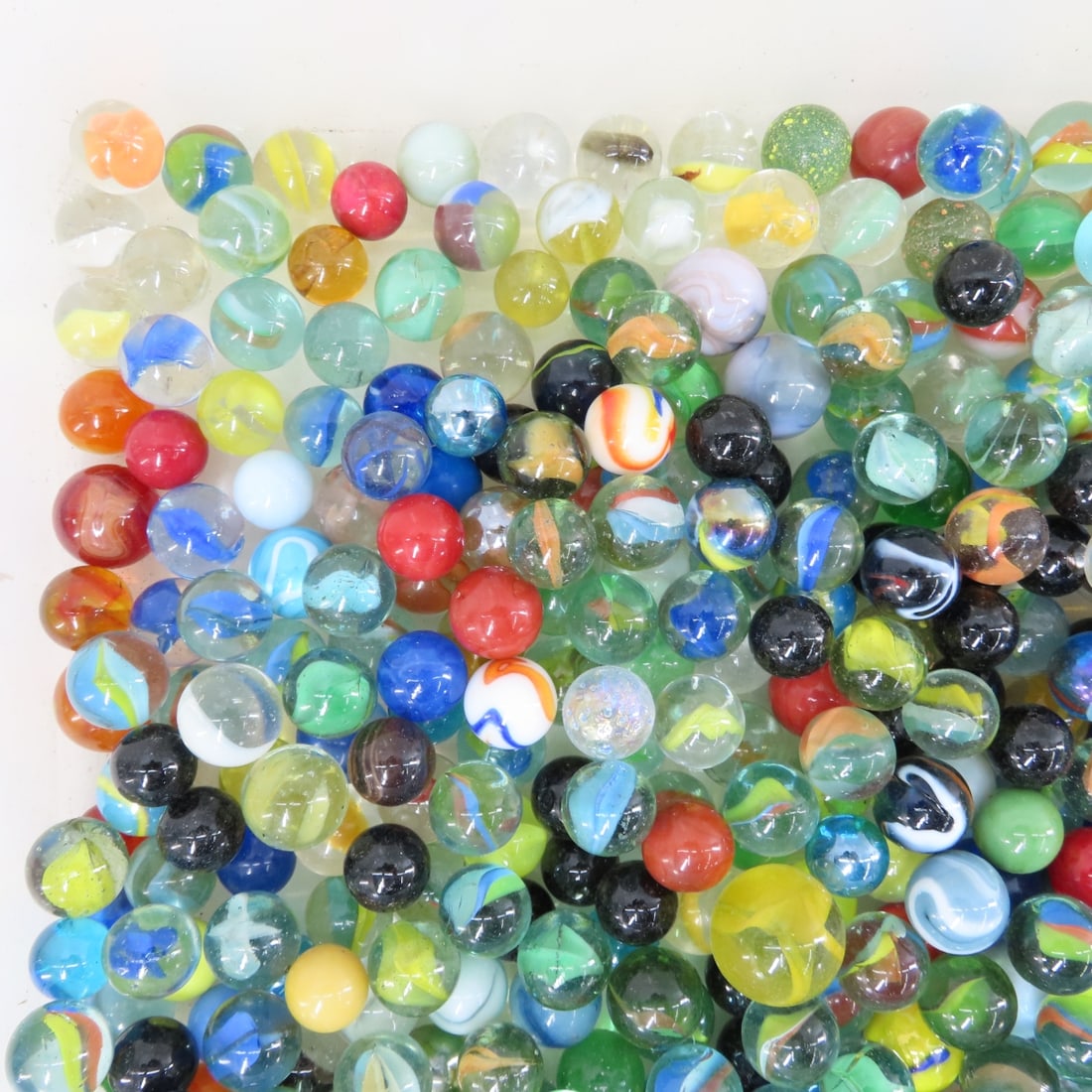 16 Pounds of Vintage & Modern Machine Made Marbles - 2