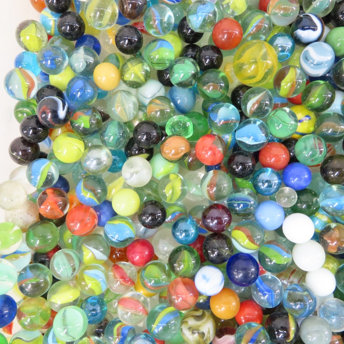 16 Pounds of Vintage & Modern Machine Made Marbles - 6