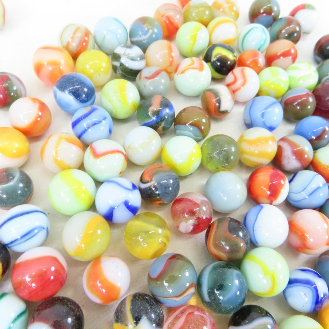Over 3 Pounds Vintage Peltier Marbles - 6