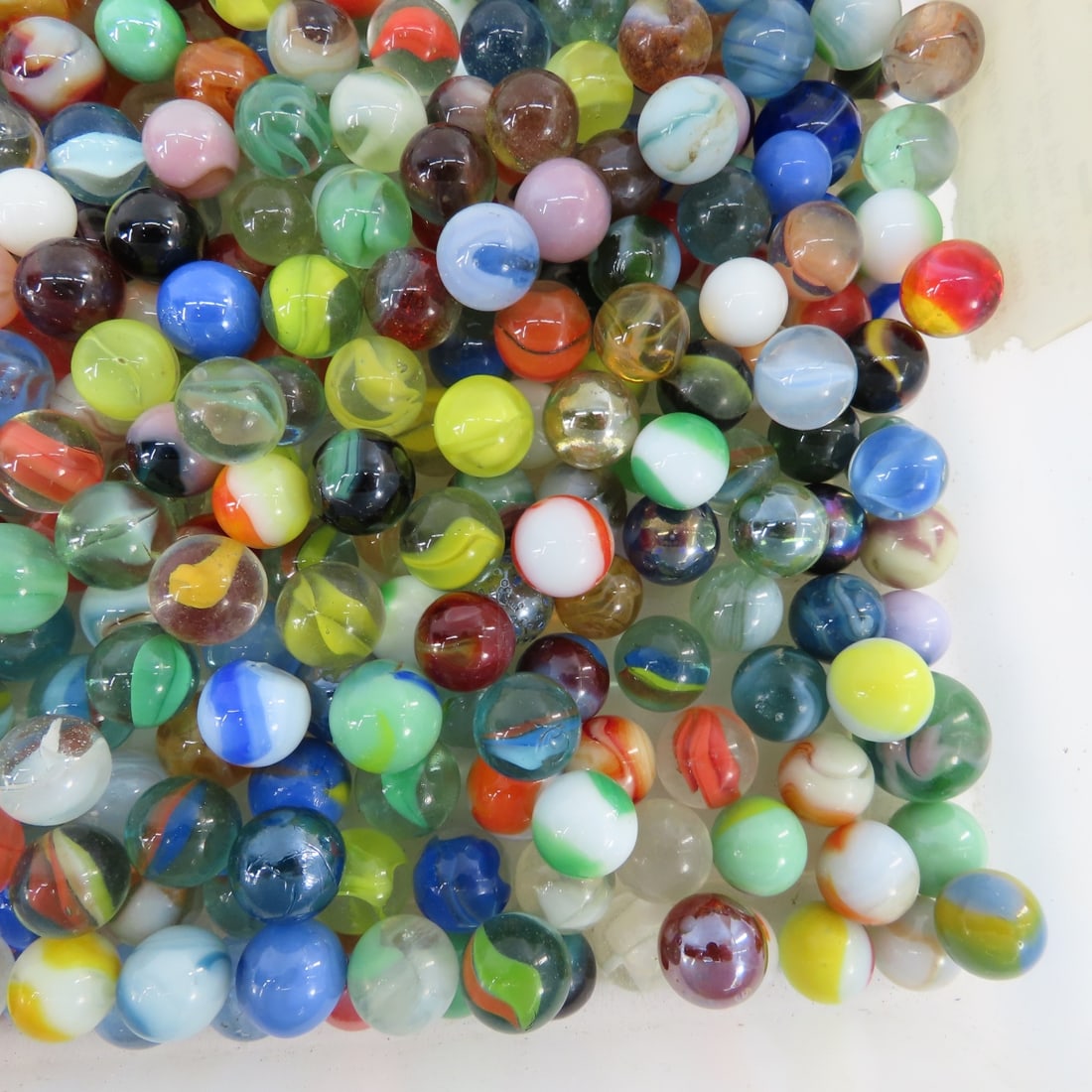 15 Pounds of Vintage & Modern Machine Made Marbles - 13