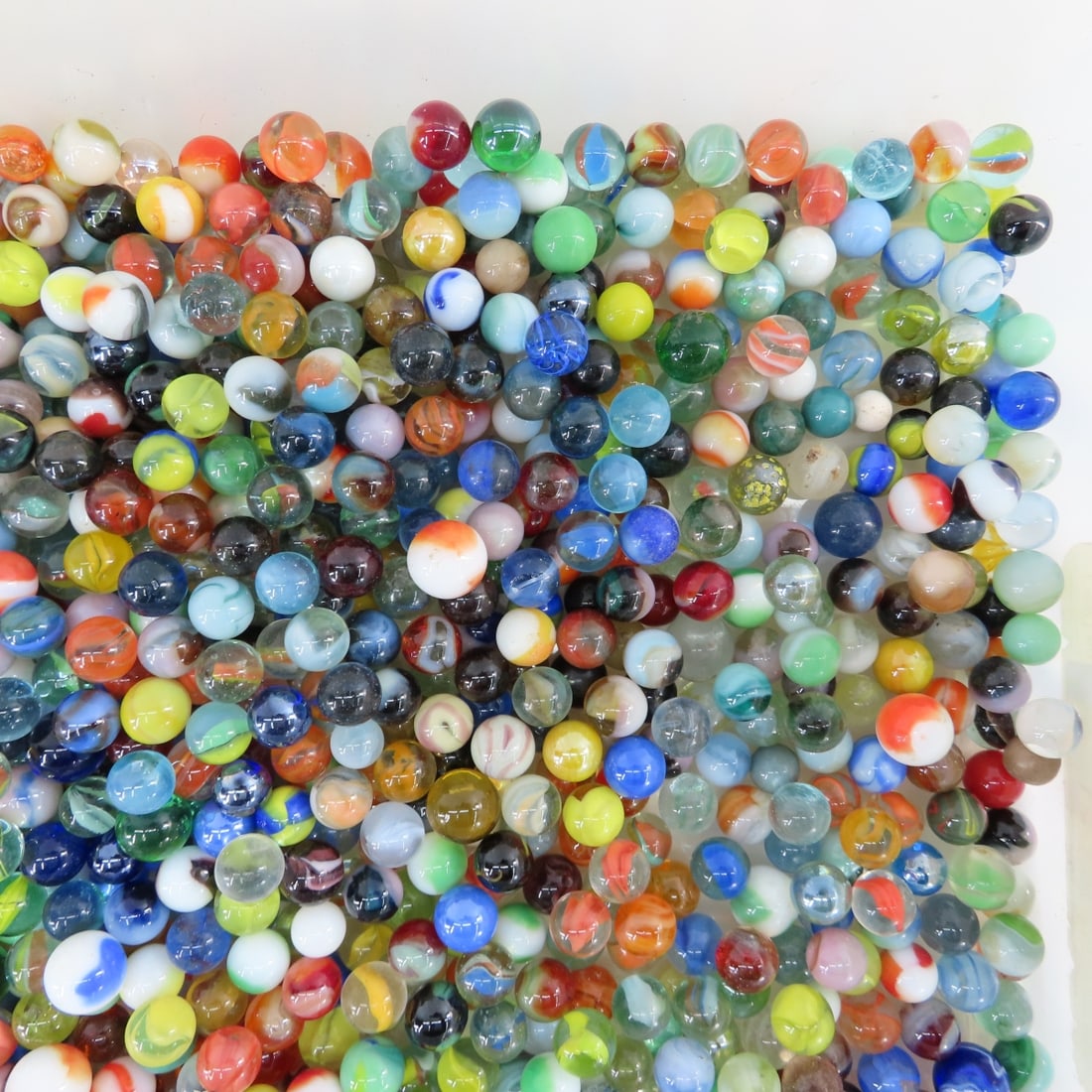15 Pounds of Vintage & Modern Machine Made Marbles - 15