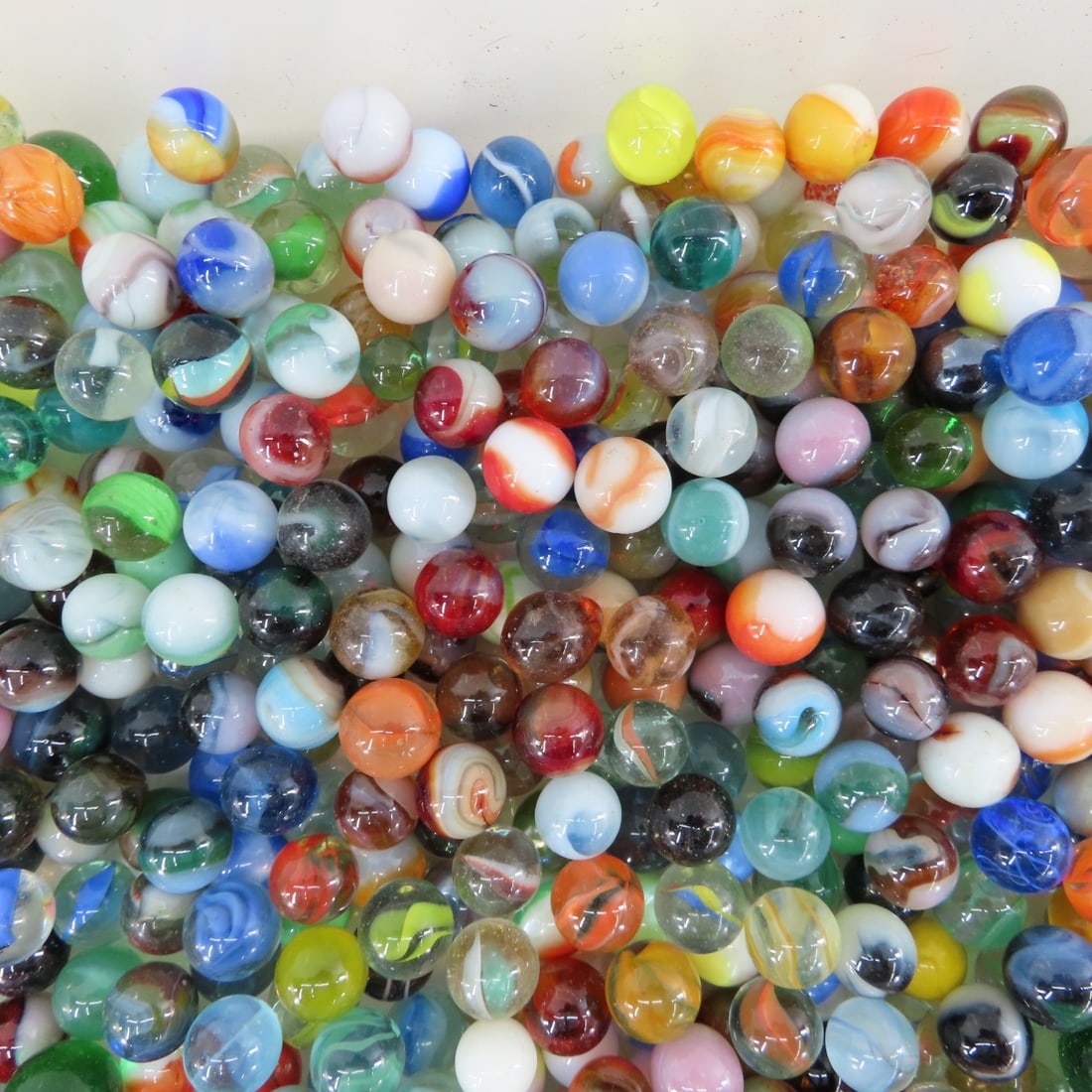 15 Pounds of Vintage & Modern Machine Made Marbles - 3