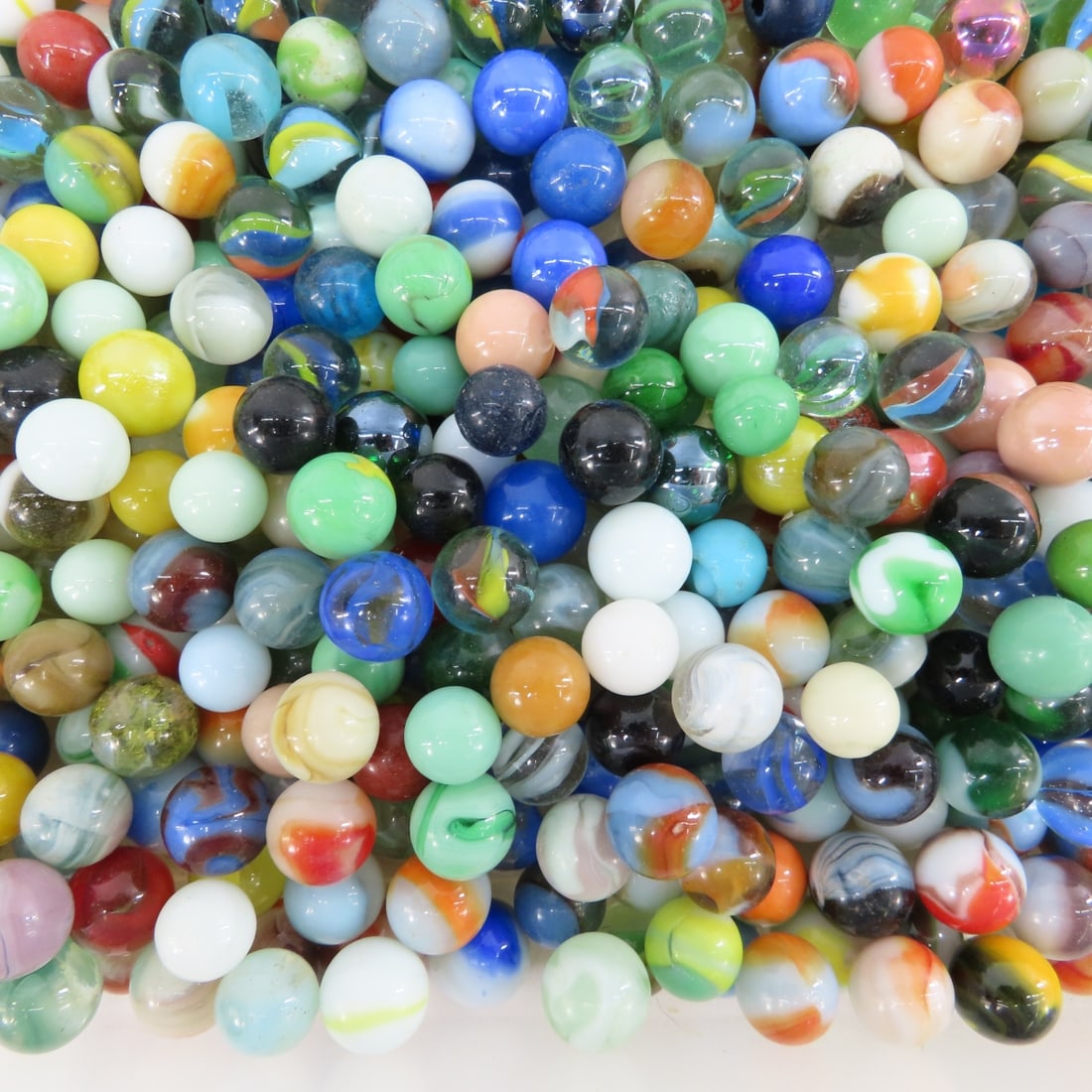 16 Pounds of Vintage & Modern Machine Made Marbles - 11