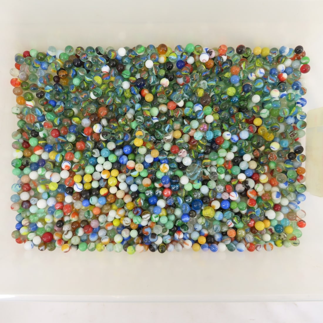 16 Pounds of Vintage & Modern Machine Made Marbles - 14