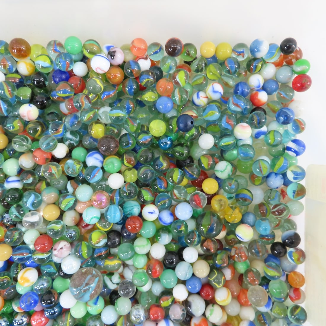 16 Pounds of Vintage & Modern Machine Made Marbles - 16