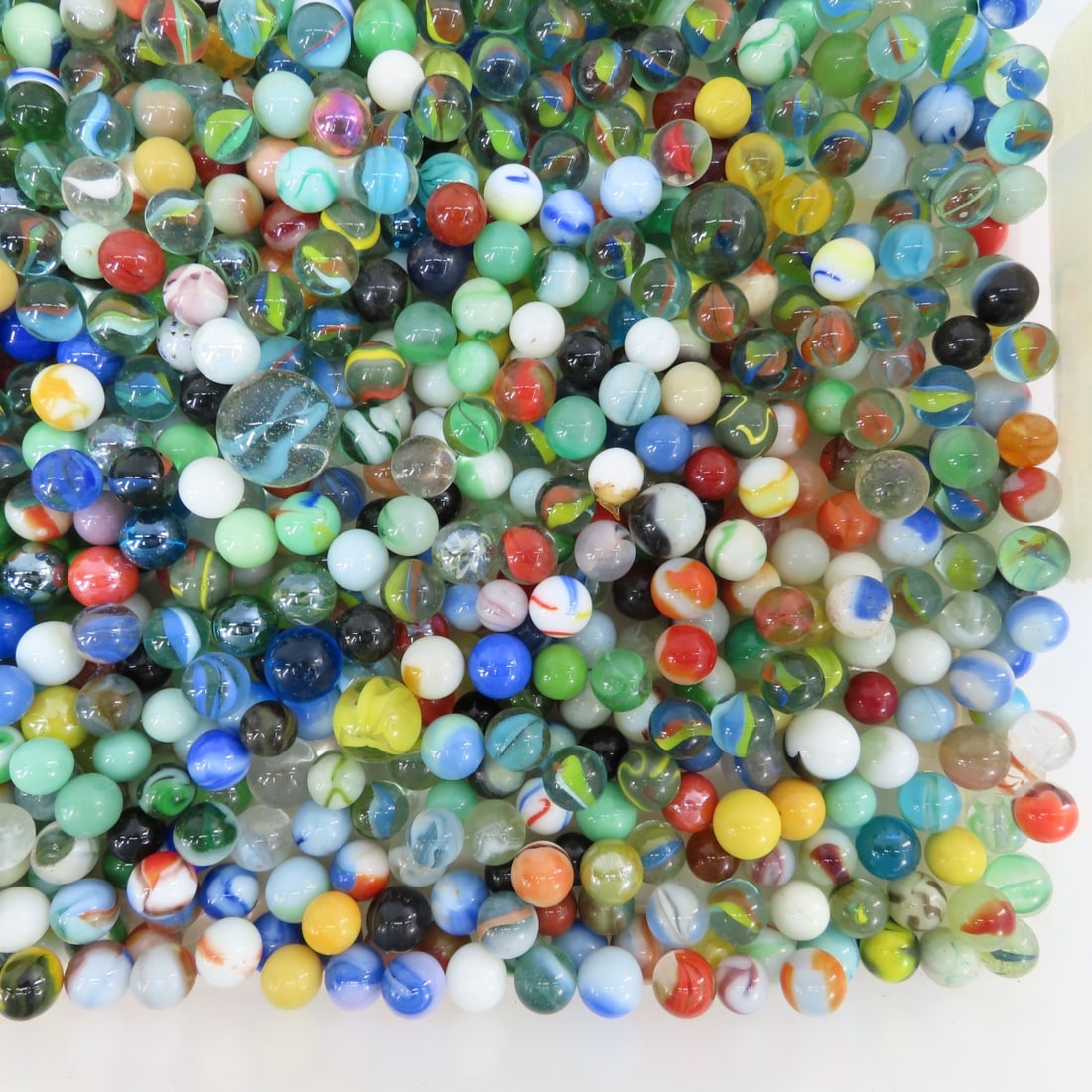 16 Pounds of Vintage & Modern Machine Made Marbles - 18