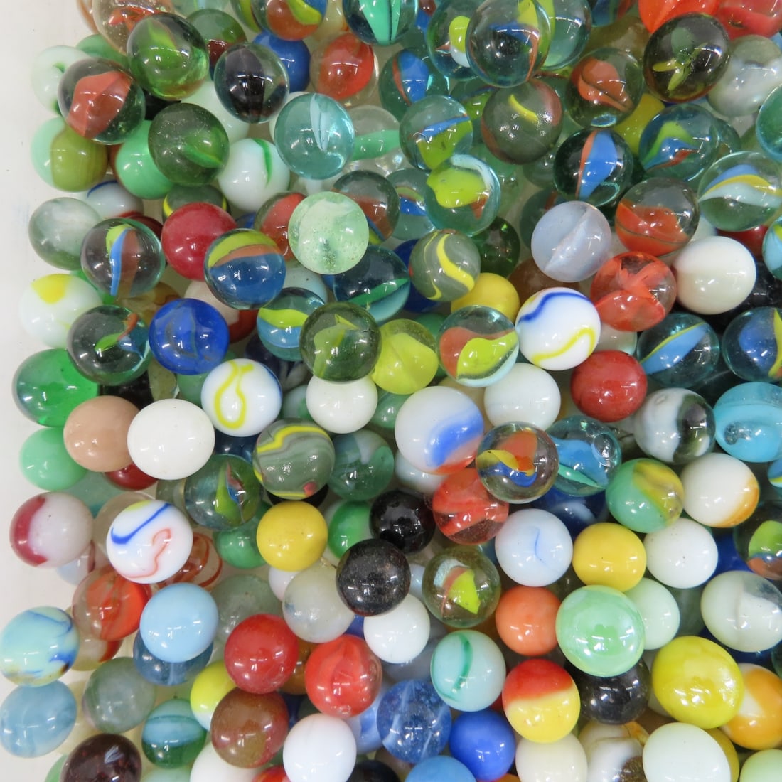 16 Pounds of Vintage & Modern Machine Made Marbles - 6