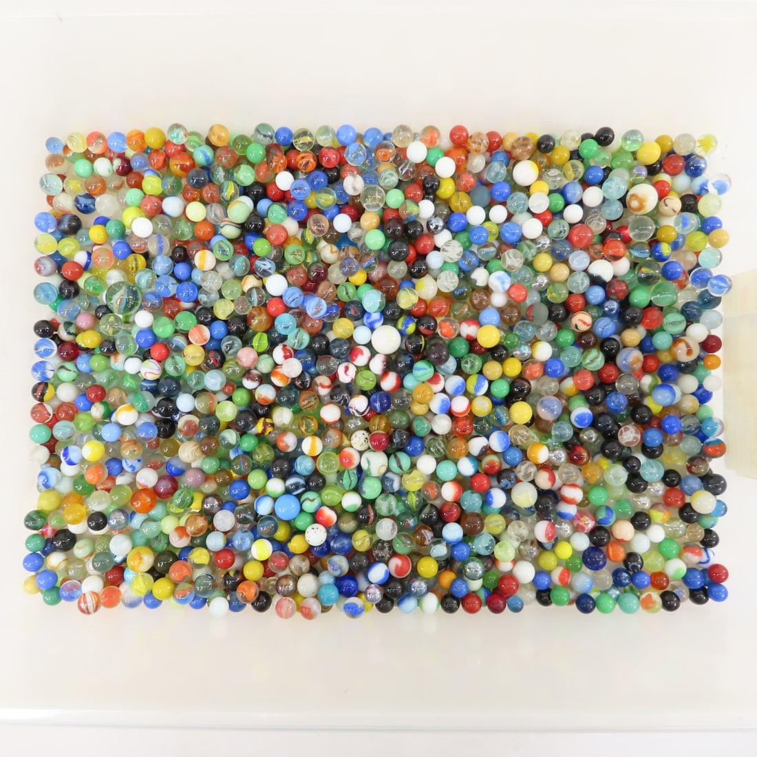 16 Pounds of Vintage & Modern Machine Made Marbles - 14
