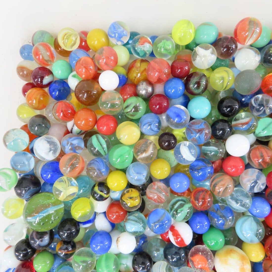 16 Pounds of Vintage & Modern Machine Made Marbles - 2