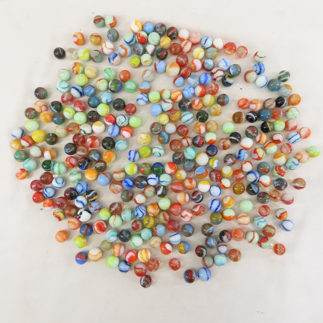 Over 3 Pounds Vintage Peltier Marbles - 11