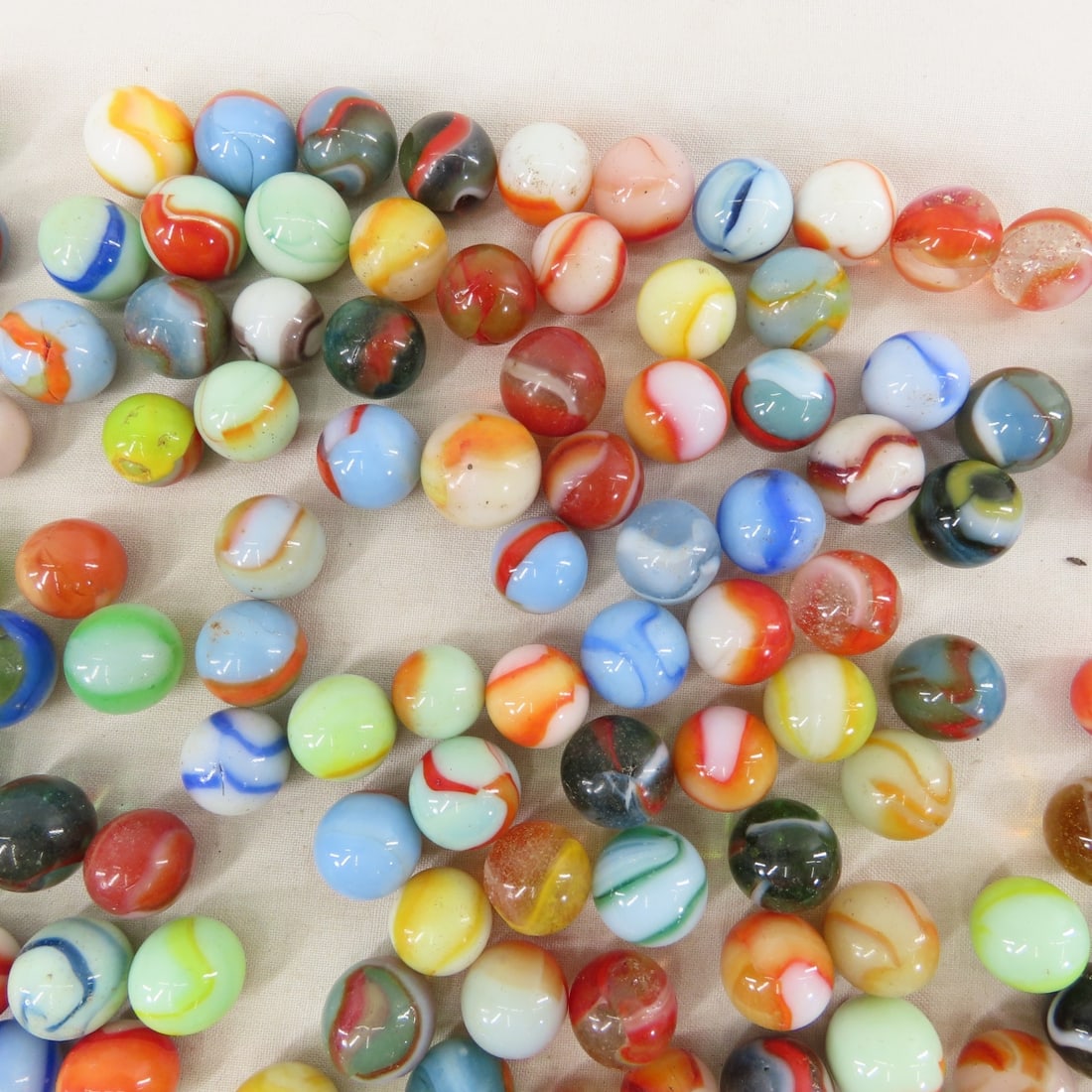 Over 3 Pounds Vintage Peltier Marbles - 13