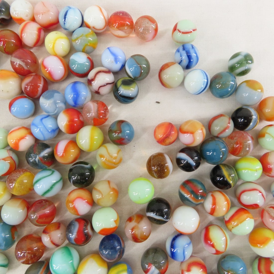 Over 3 Pounds Vintage Peltier Marbles - 14