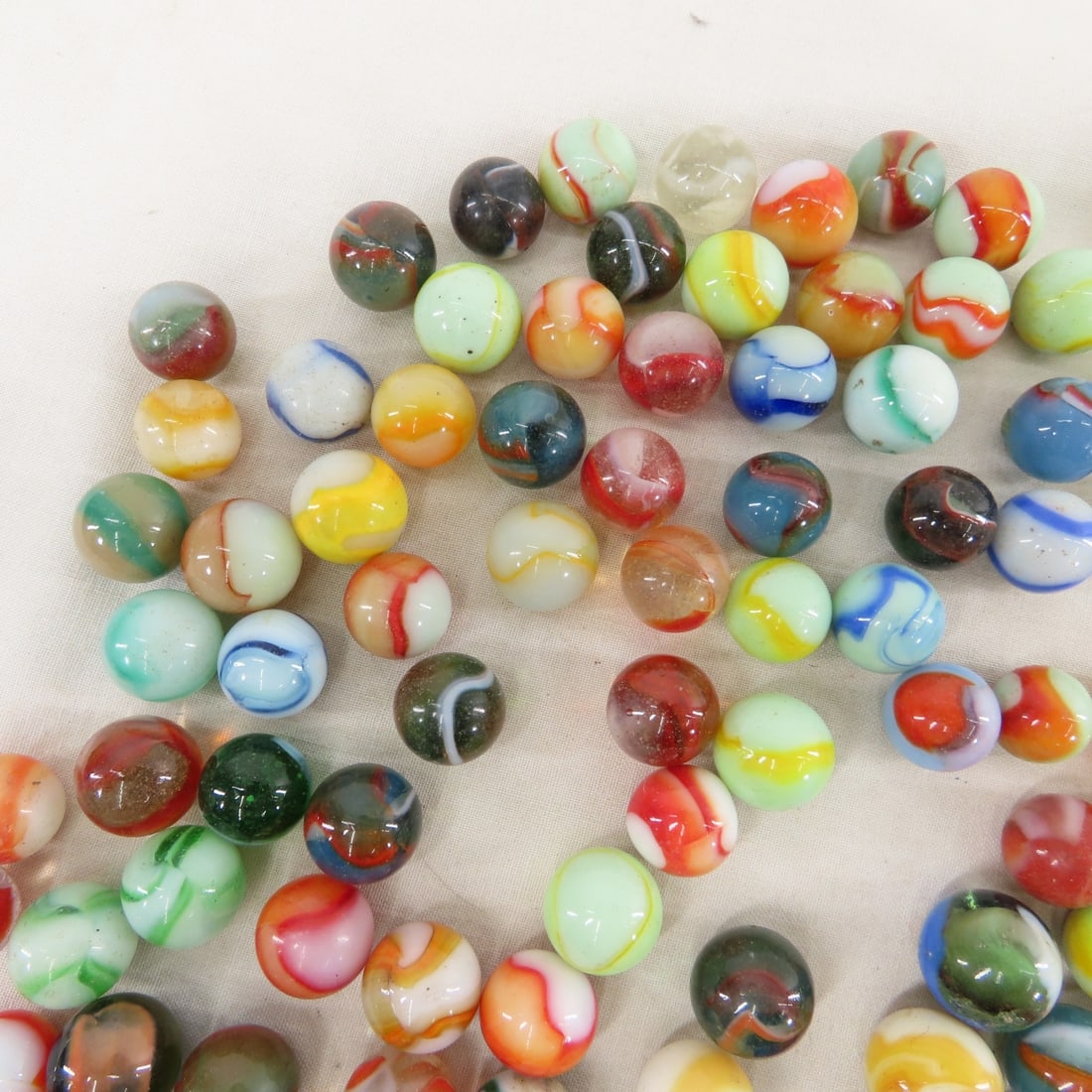 Over 3 Pounds Vintage Peltier Marbles - 2