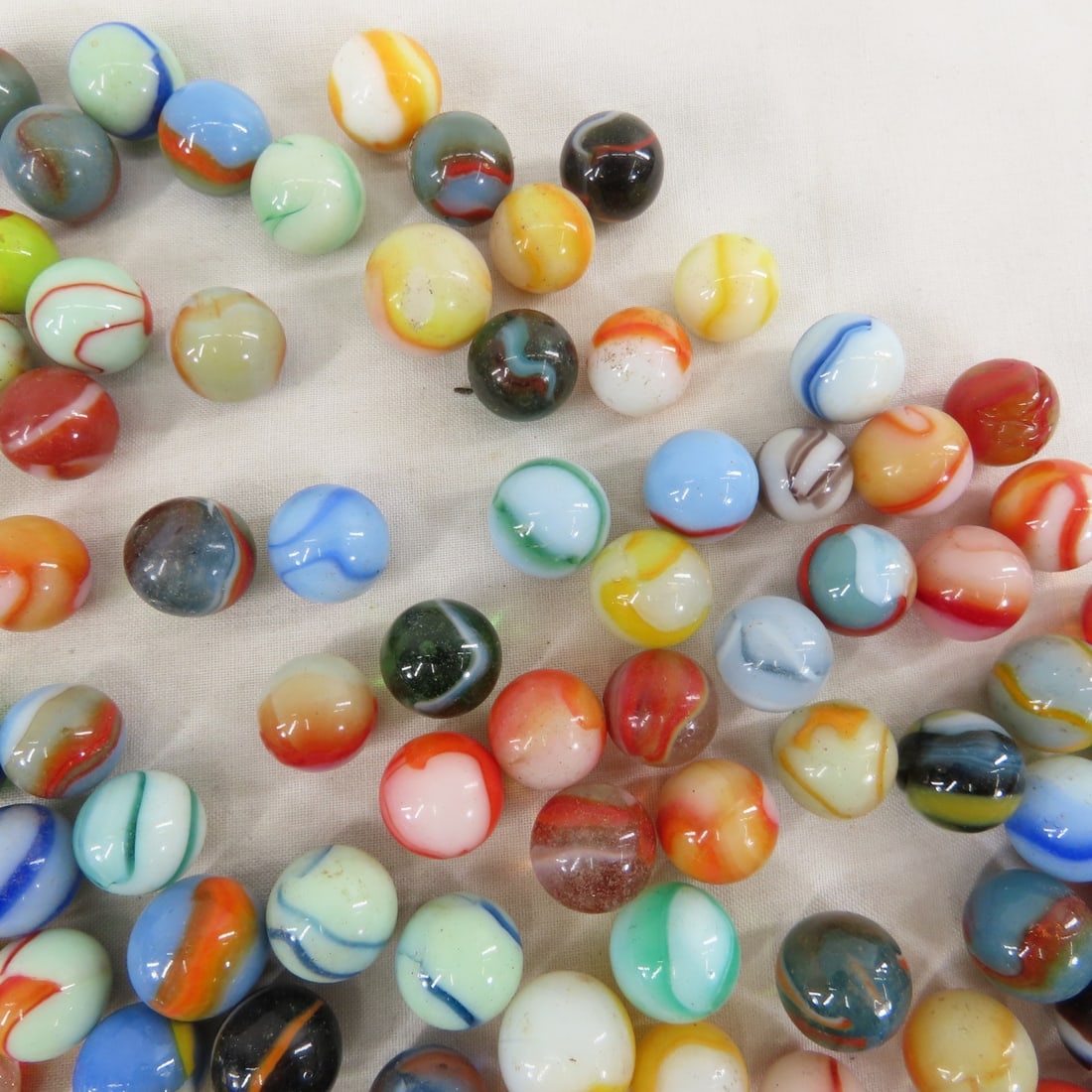 Over 3 Pounds Vintage Peltier Marbles - 4