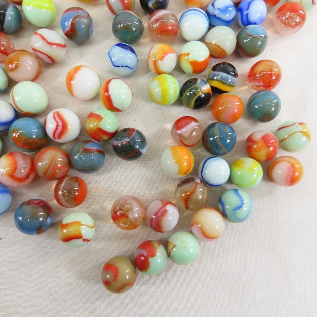 Over 3 Pounds Vintage Peltier Marbles - 6