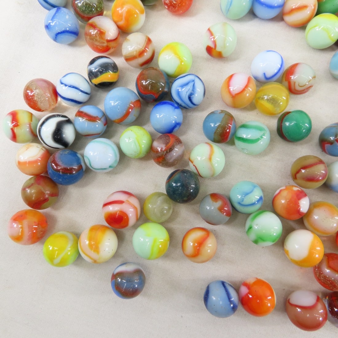 Over 3 Pounds Vintage Peltier Marbles - 8