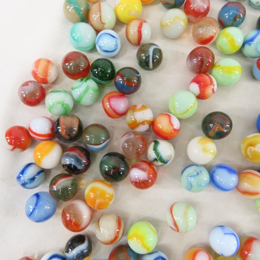 Over 3 Pounds Vintage Peltier Marbles - 9