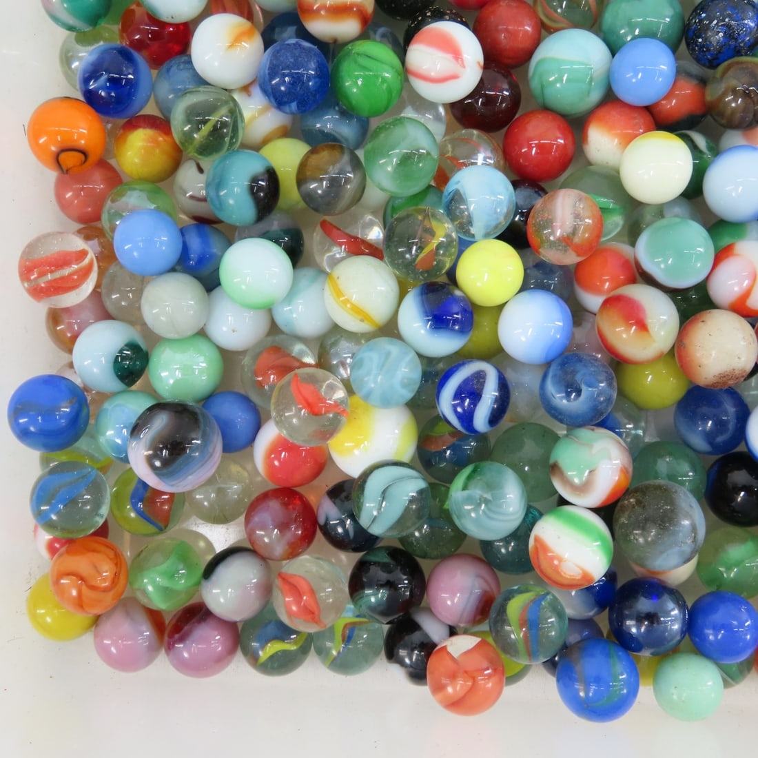 14 Pounds of Vintage & Modern Machine Made Marbles - 10