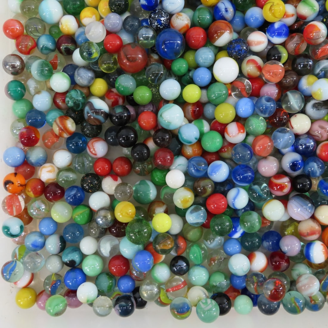 14 Pounds of Vintage & Modern Machine Made Marbles - 17