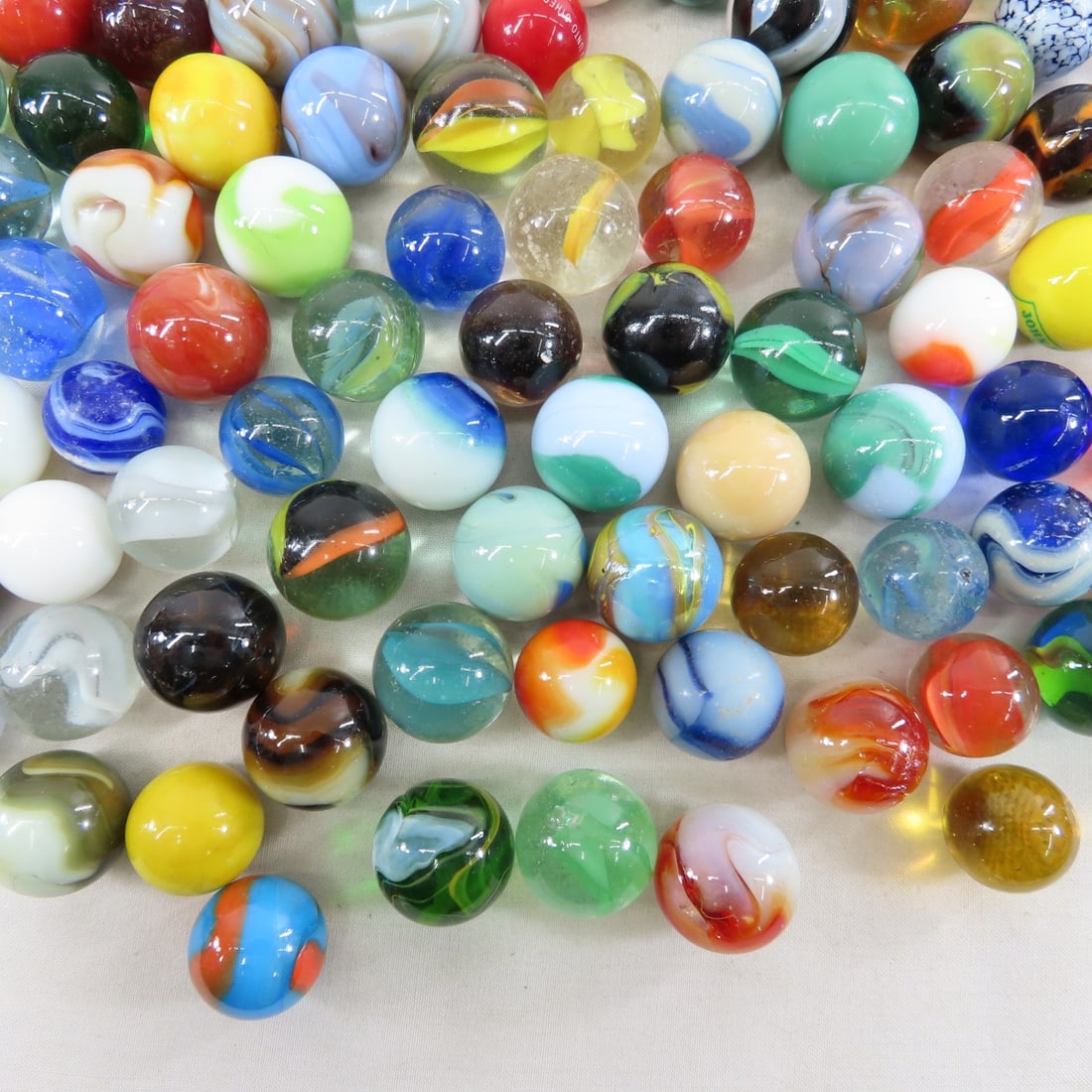 11 Pounds of Modern Machine Made Shooter Marbles - 10
