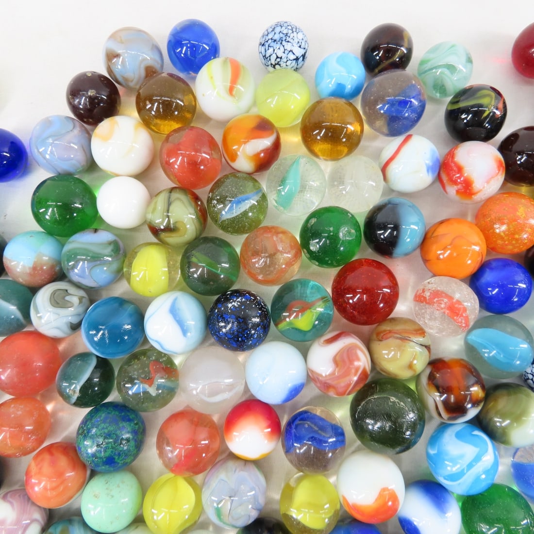 11 Pounds of Modern Machine Made Shooter Marbles - 13