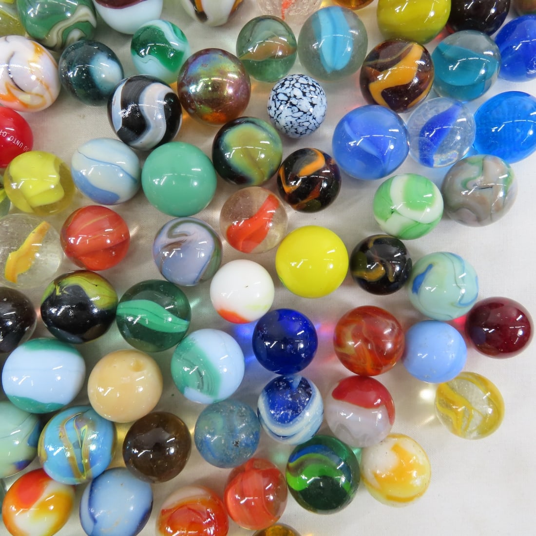 11 Pounds of Modern Machine Made Shooter Marbles - 6