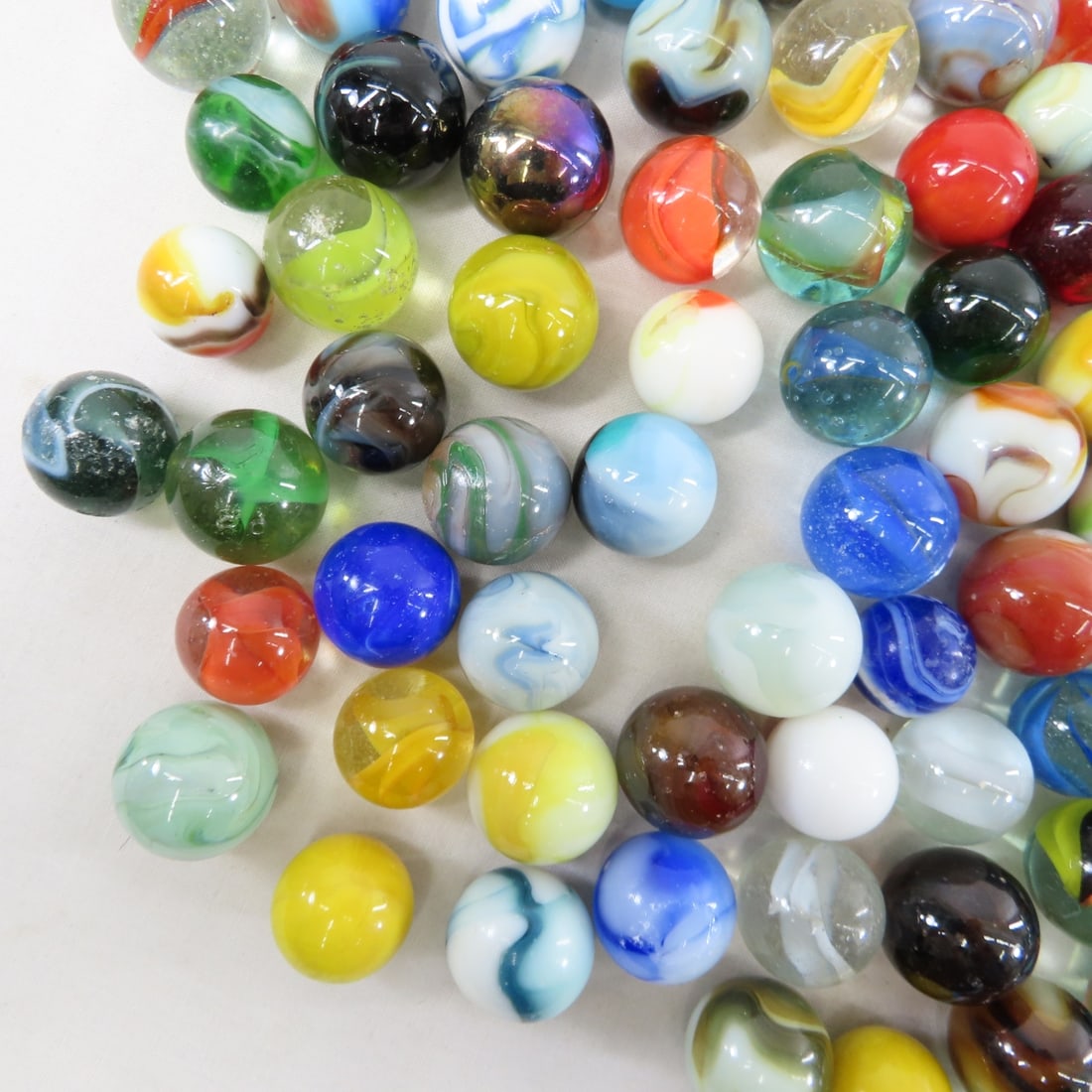 11 Pounds of Modern Machine Made Shooter Marbles - 9