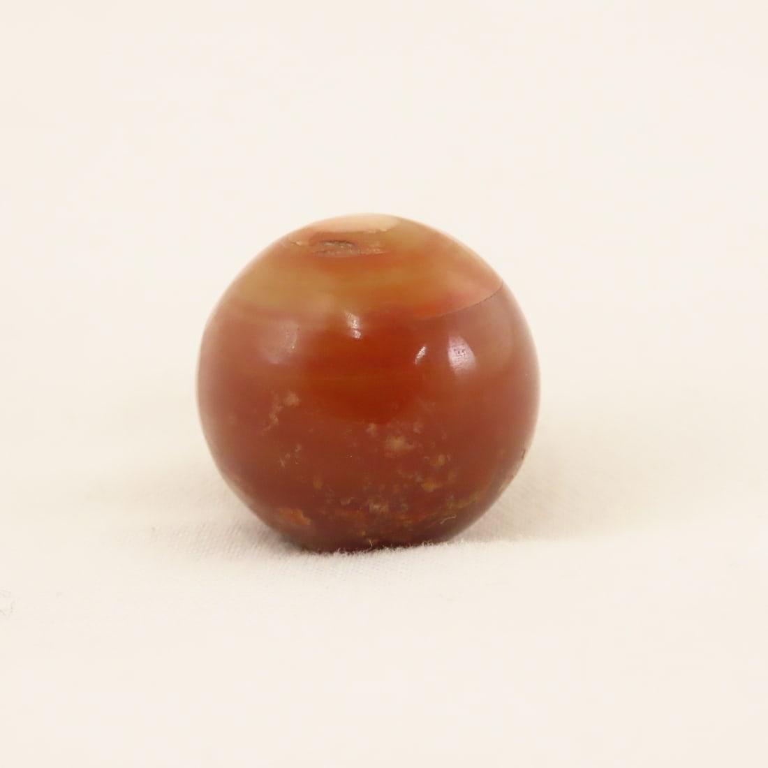 3 Hand Faceted Agate Marbles - 10