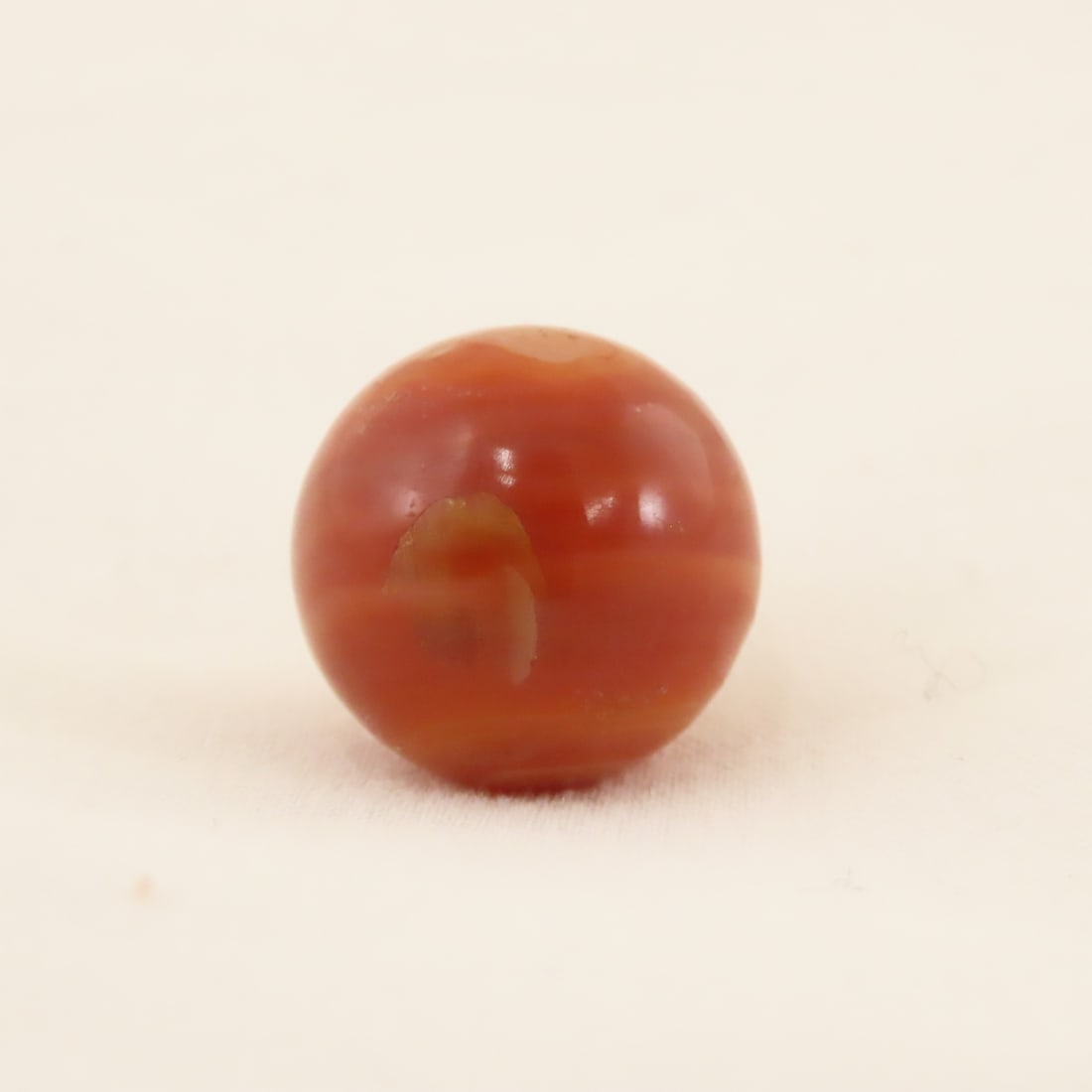 3 Hand Faceted Agate Marbles - 16
