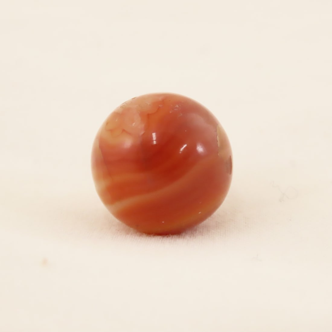 3 Hand Faceted Agate Marbles - 17
