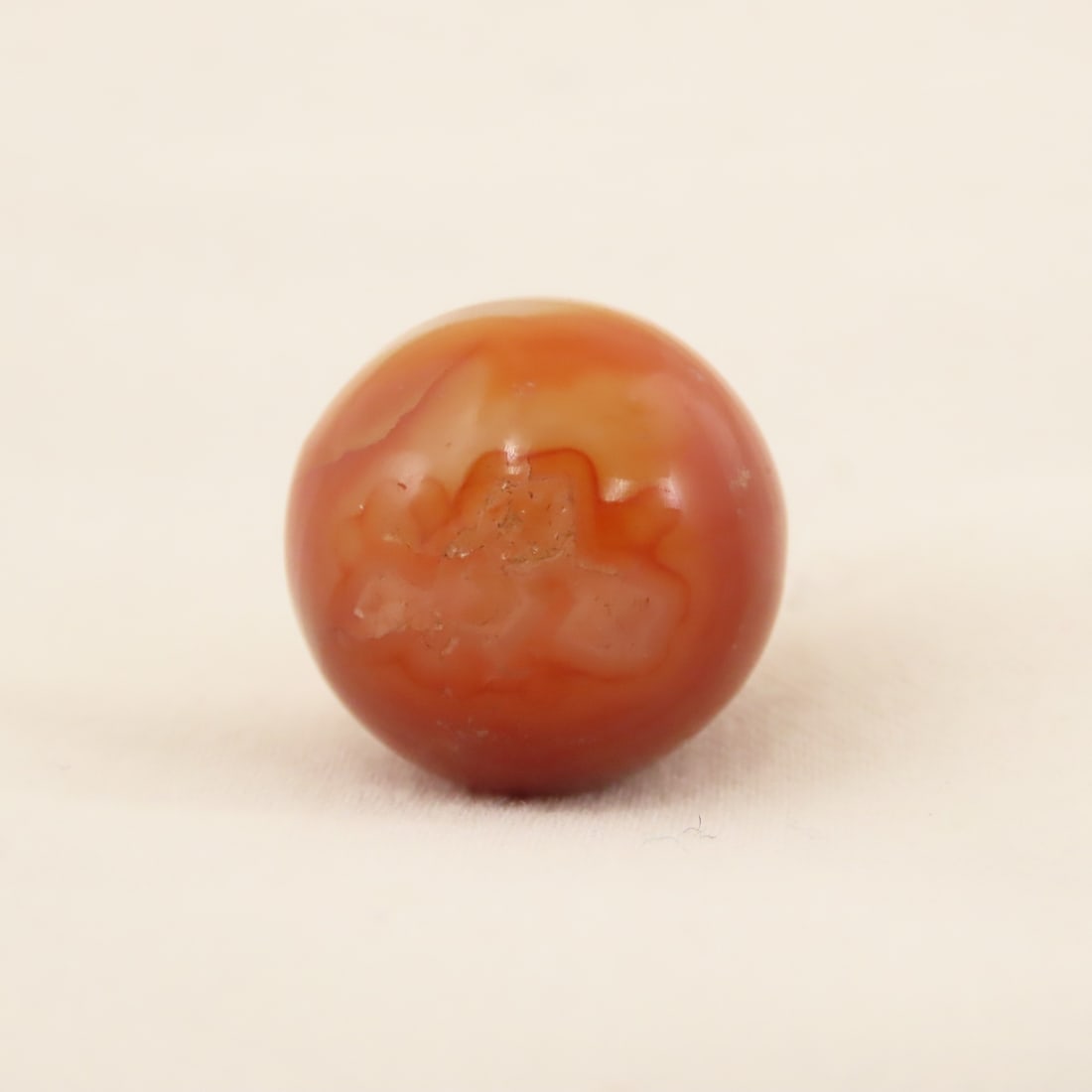 3 Hand Faceted Agate Marbles - 18
