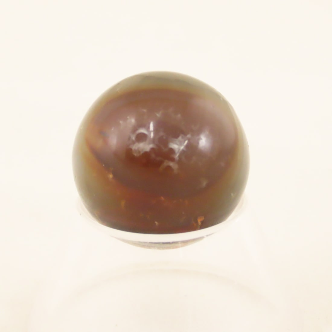 3 Hand Faceted Agate Marbles - 7