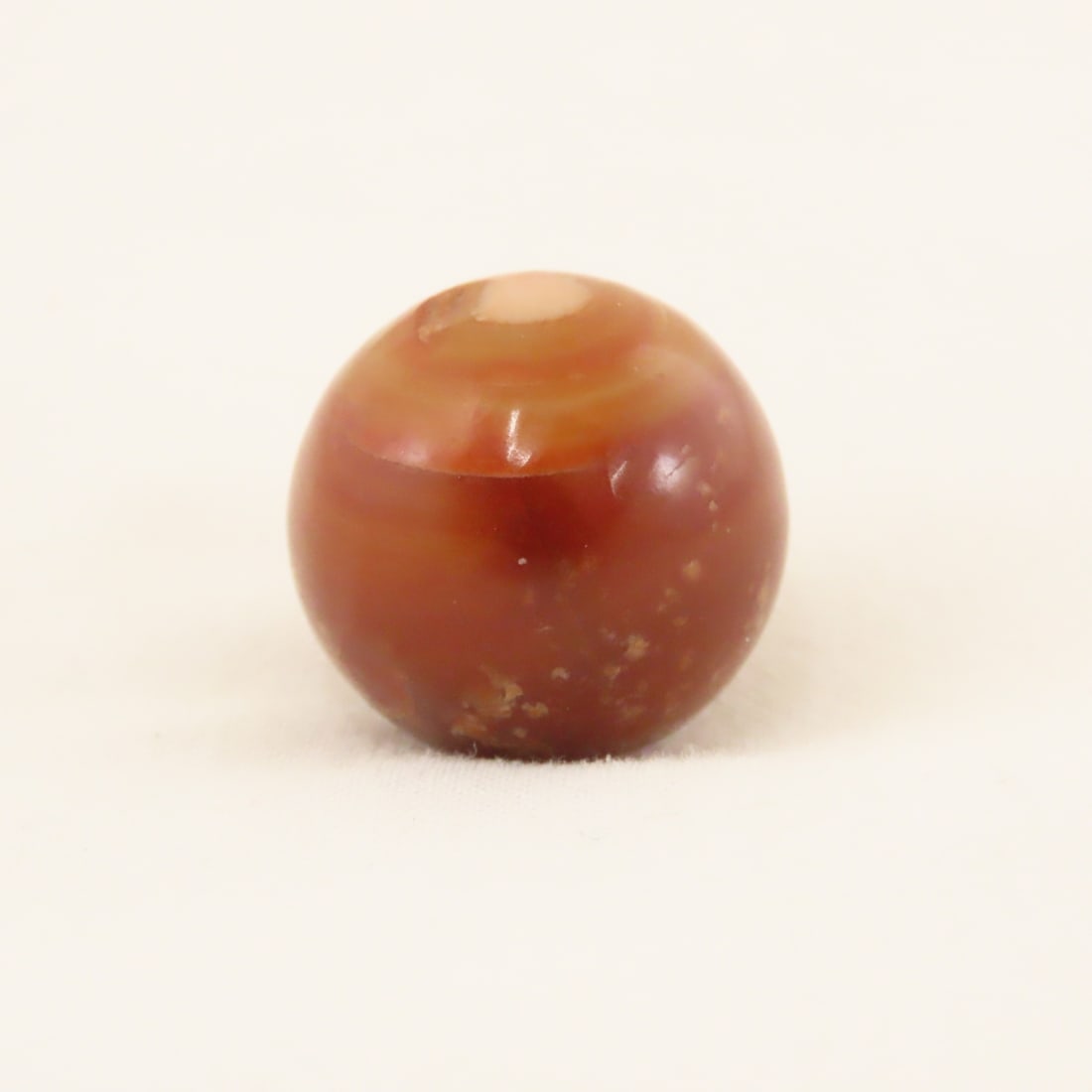 3 Hand Faceted Agate Marbles - 9