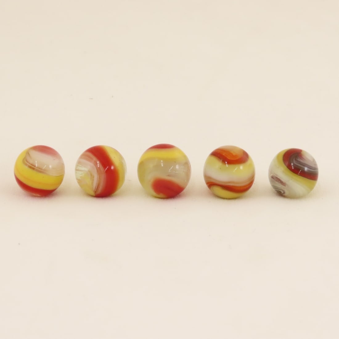 15 Akro Agate Popeye Marbles - 10