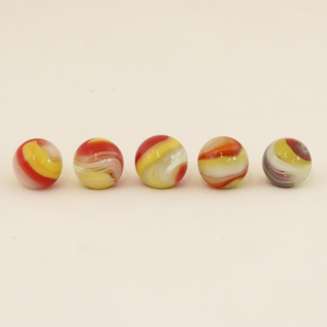 15 Akro Agate Popeye Marbles - 11