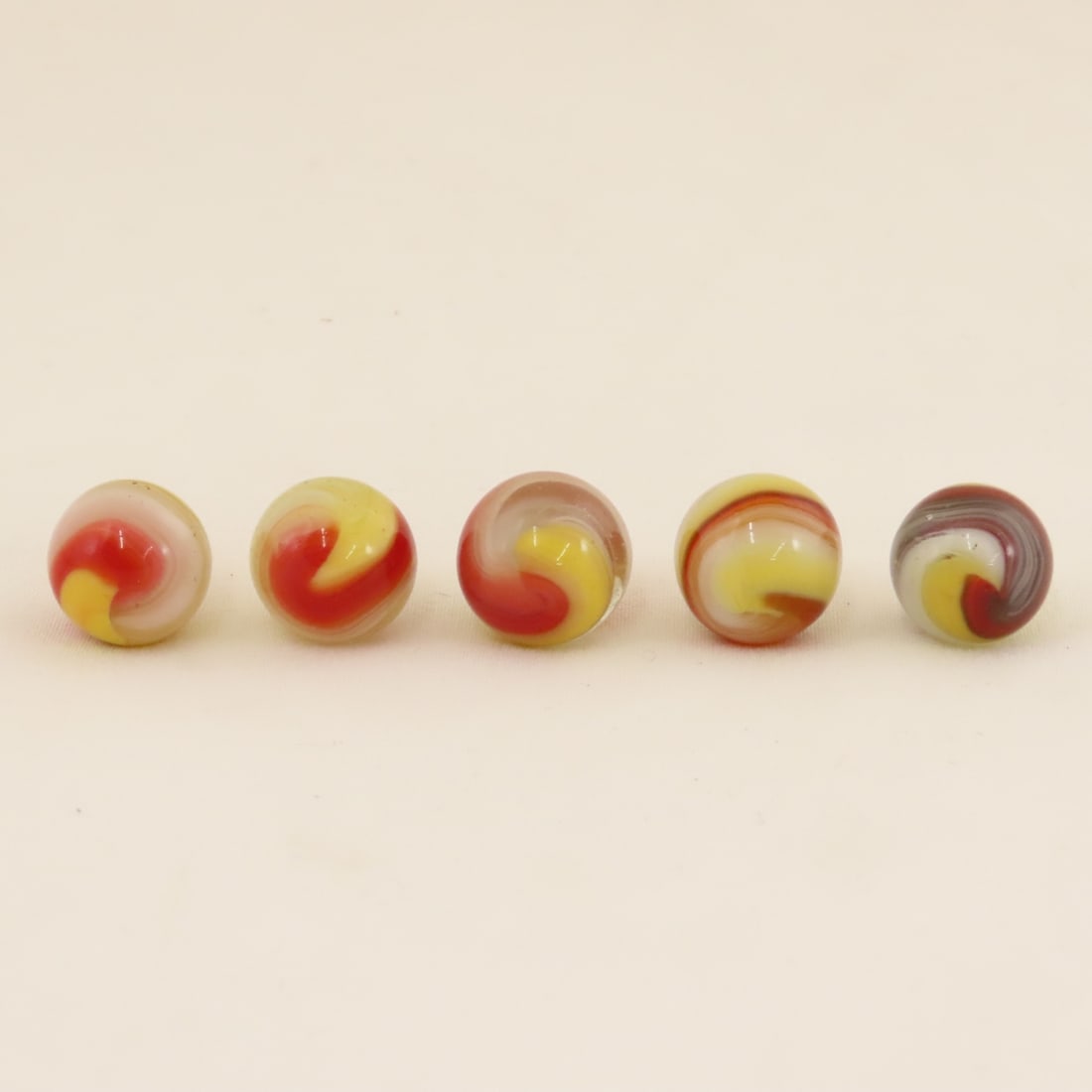 15 Akro Agate Popeye Marbles - 12