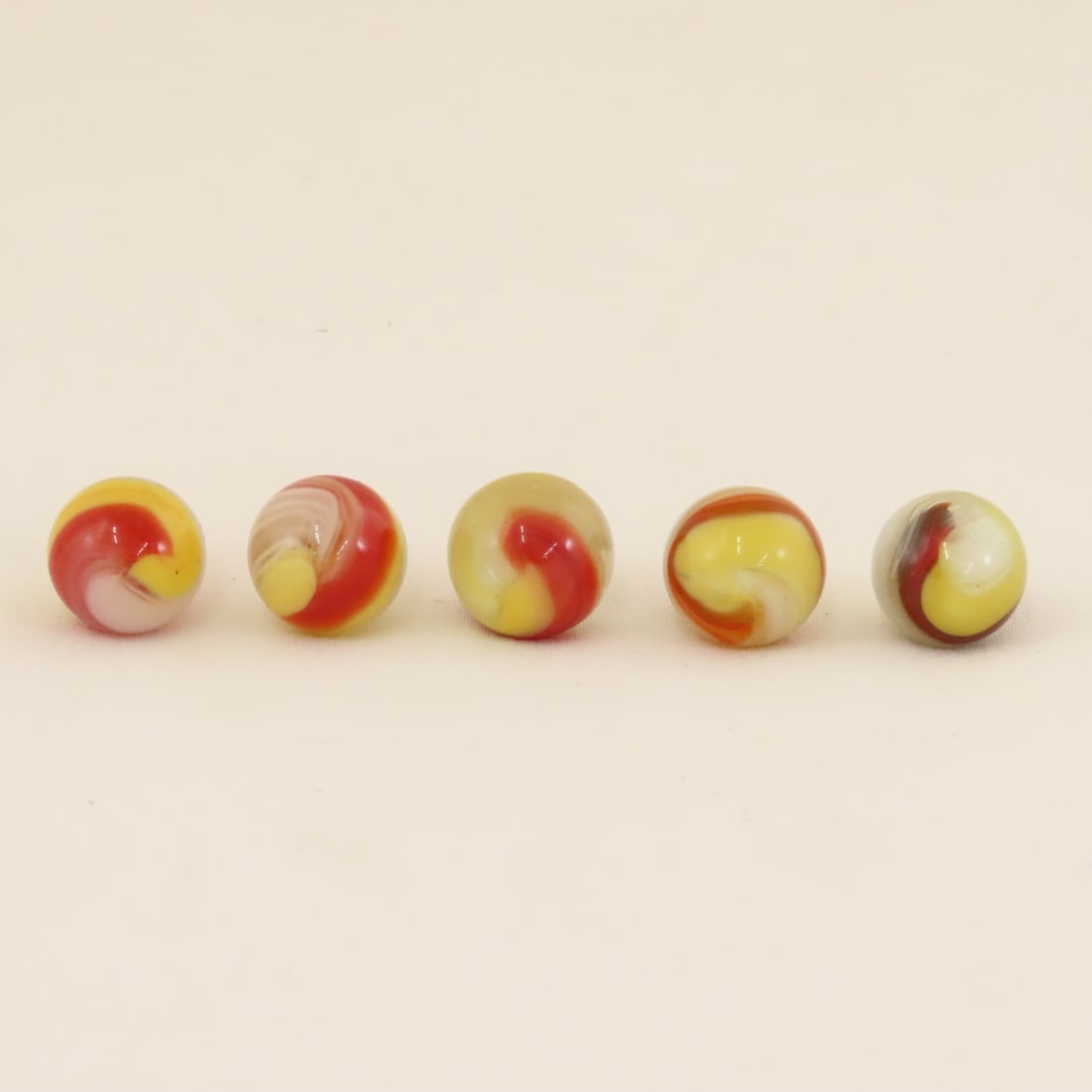 15 Akro Agate Popeye Marbles - 13