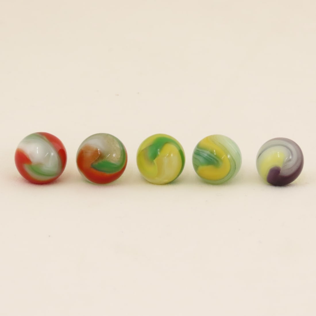 15 Akro Agate Popeye Marbles - 18